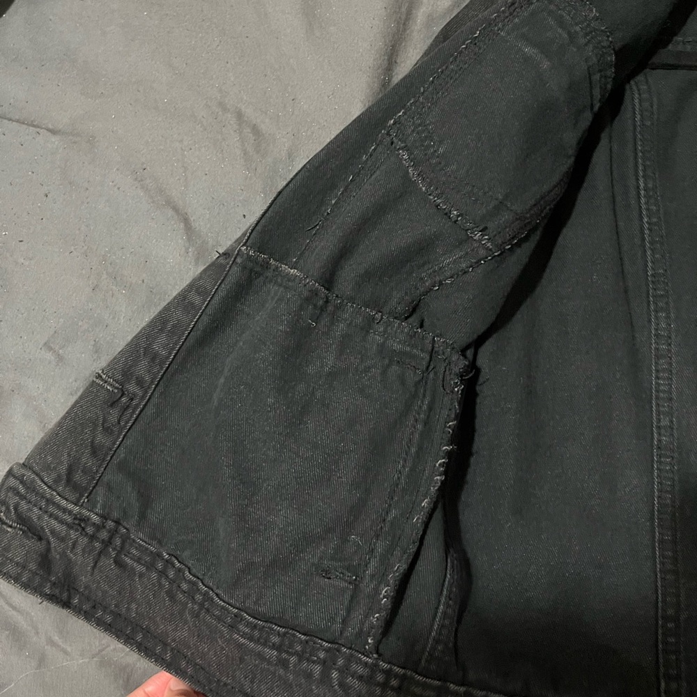 Universal Thread Charcoal Denim Jacket - image 4